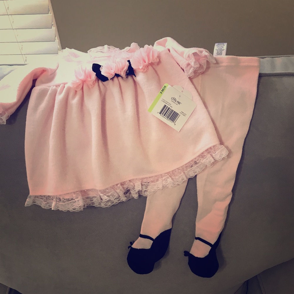 New Pink Bow matching outfit.